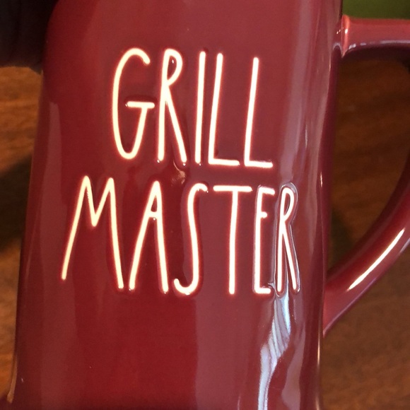 NWOT RaeDunn Grill Master red-burgundy  Beer Stein Mug - Picture 7 of 7